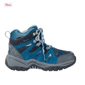 L.L. Bean Kids' Teal and Gray Boots